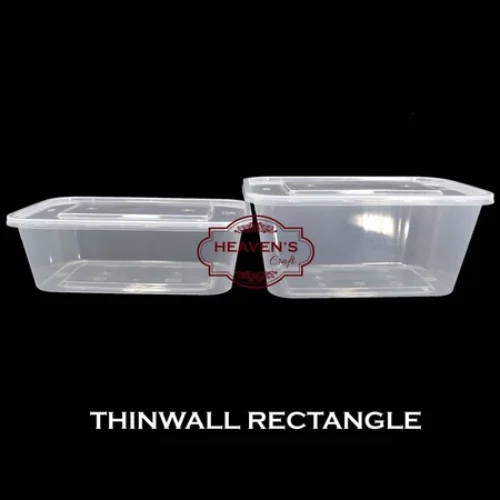 Thinwall rectangle/kotak/food container 750-1000ml