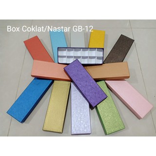 Box coklat/nastar (gift box 12)