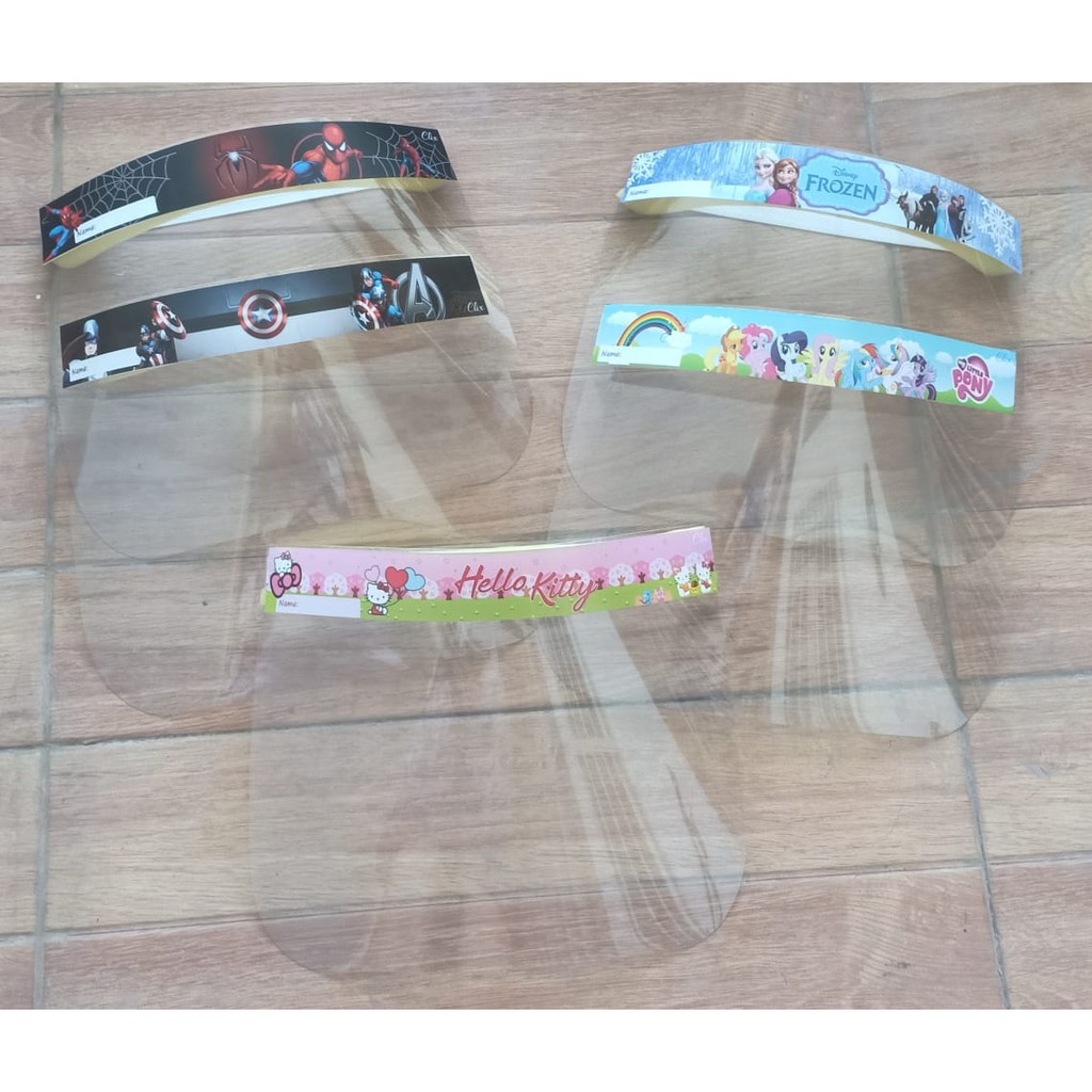 Face Shield Medis Anak/Anti corona Sticker/Pelindung Wajah/Pelindung Muka