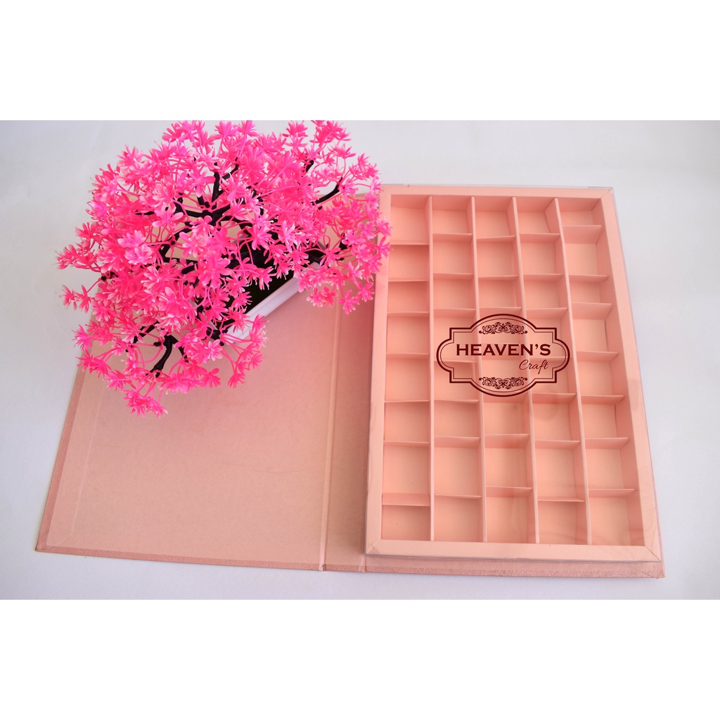 Hardbox mika coklat/praline isi 40