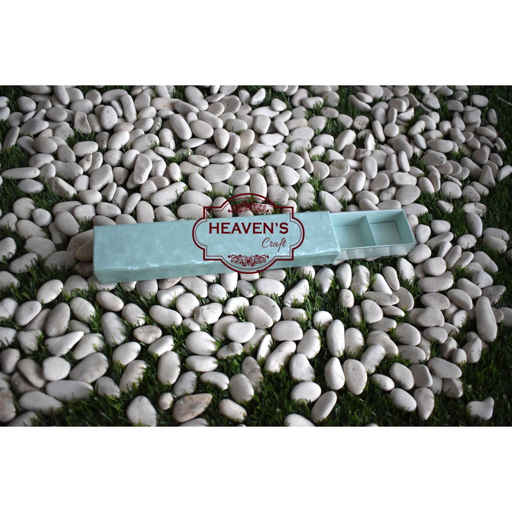 Sliding box mika coklat/praline isi 5