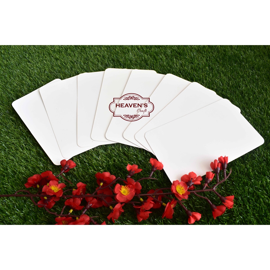 Alas/tatakan kue tart slice/tiramisu - putih