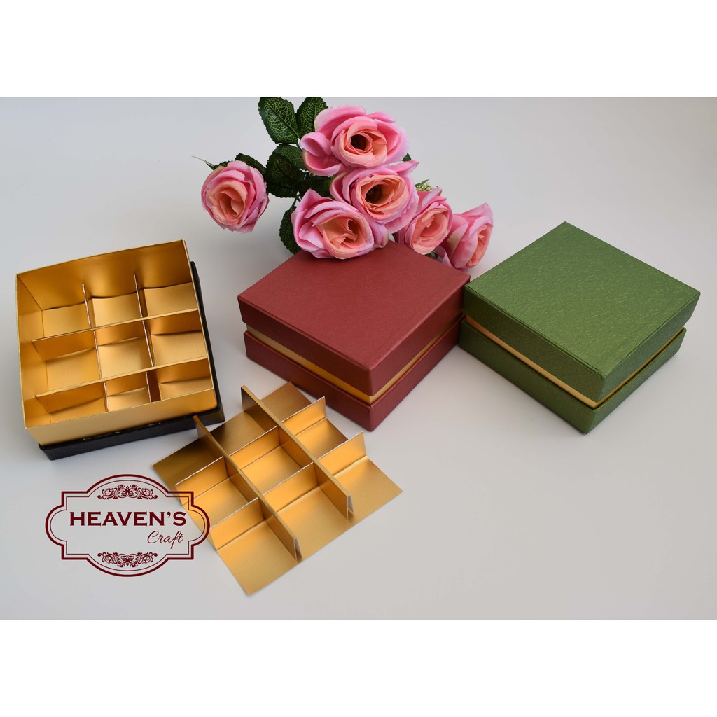 Box coklat/nastar susun isi 18