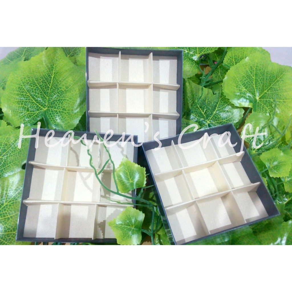 Box mika coklat/praline isi 9 black/hitam (limited edition)