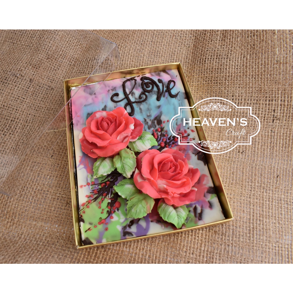 Box coklat 14x10.5x2 (gold & silver)