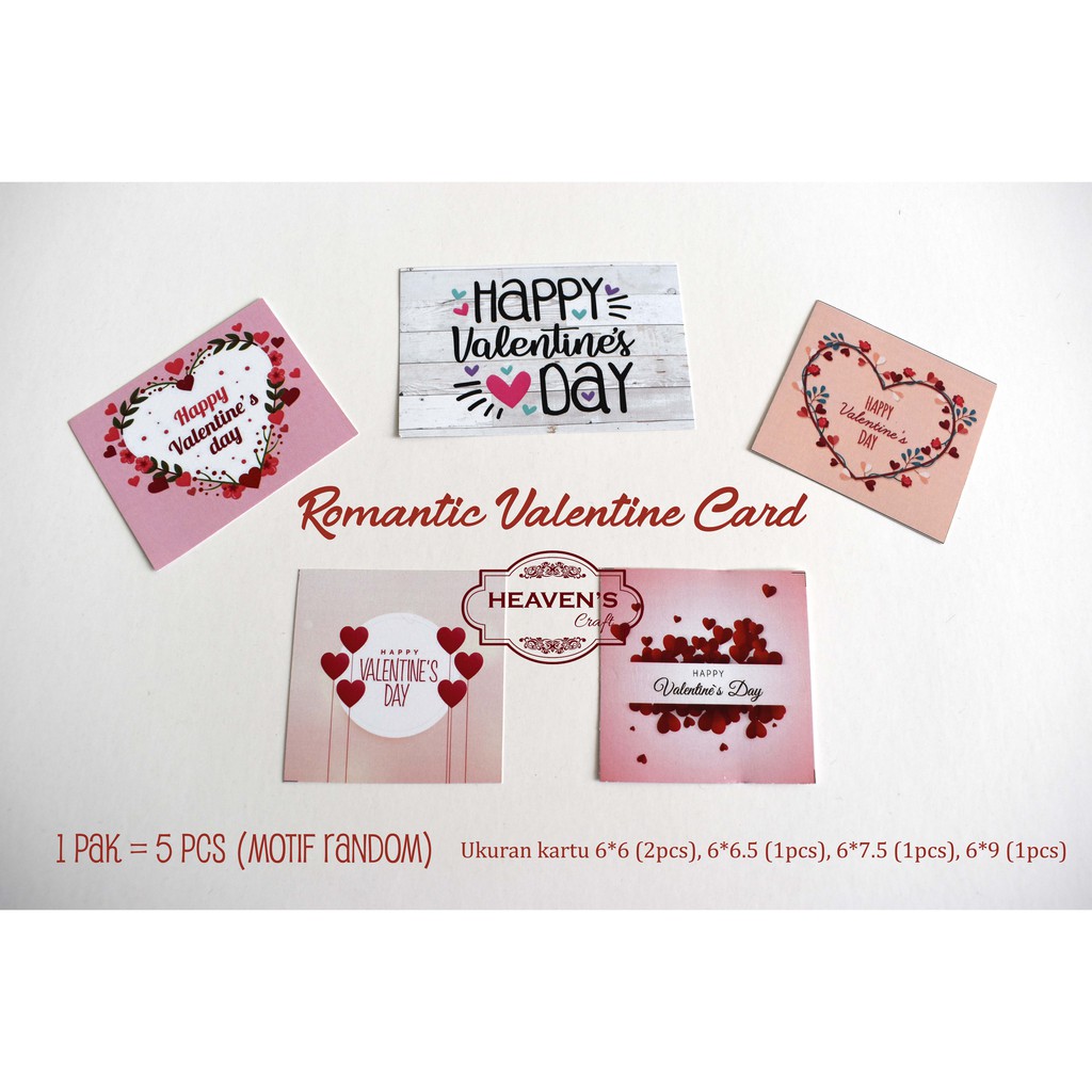 Kartu romantic valentine