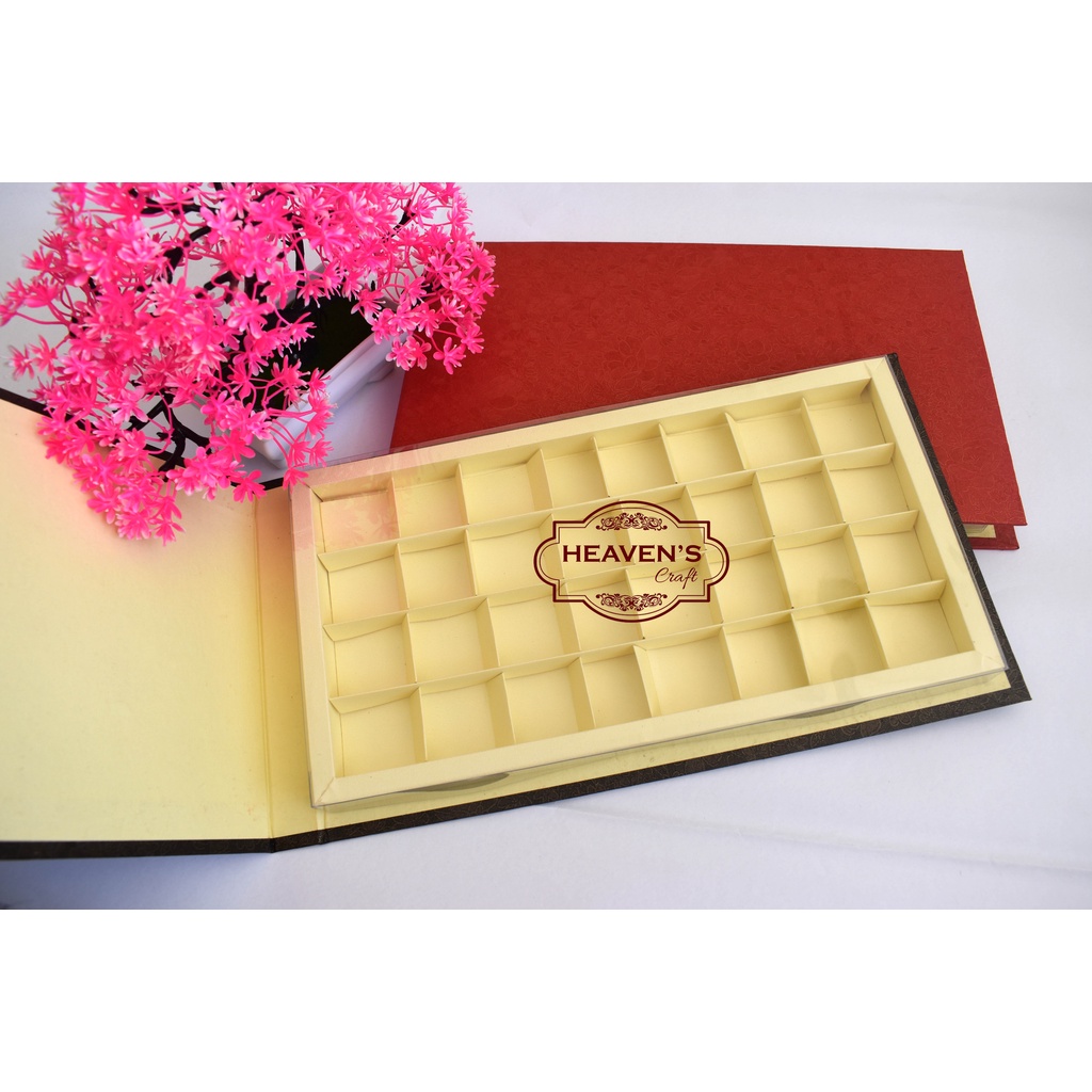 Hardbox mika coklat/praline isi 32