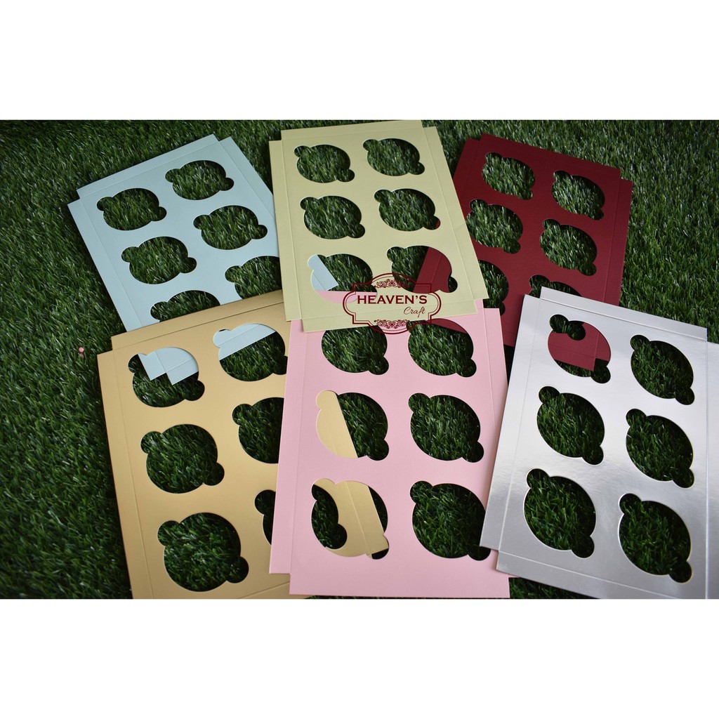 Inner / insert / sekat box cupcake isi 6