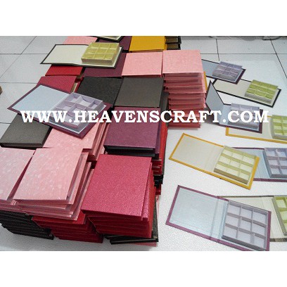 Hardbox mika coklat/praline isi 9