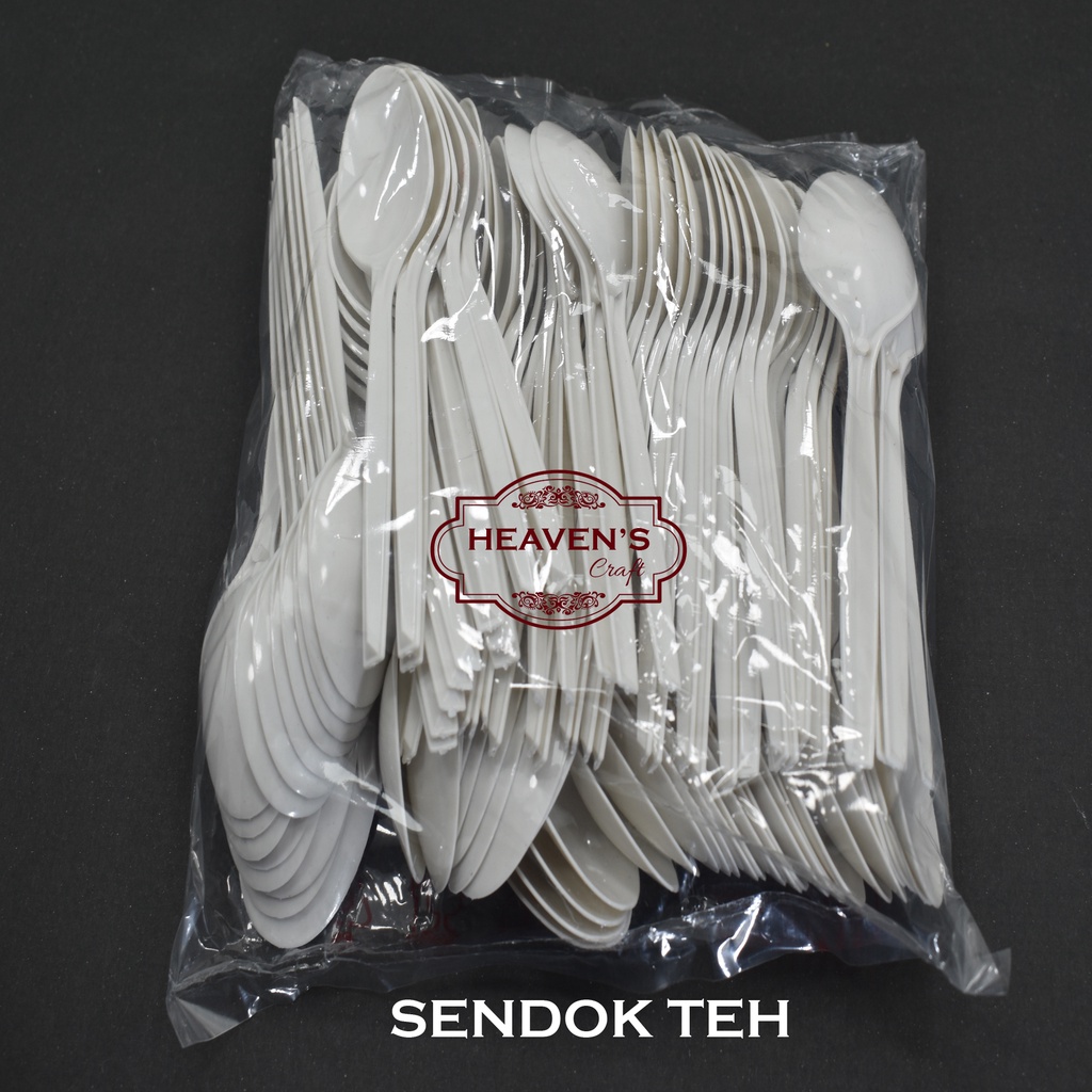 Sendok teh plastik (1pack = 100pcs)