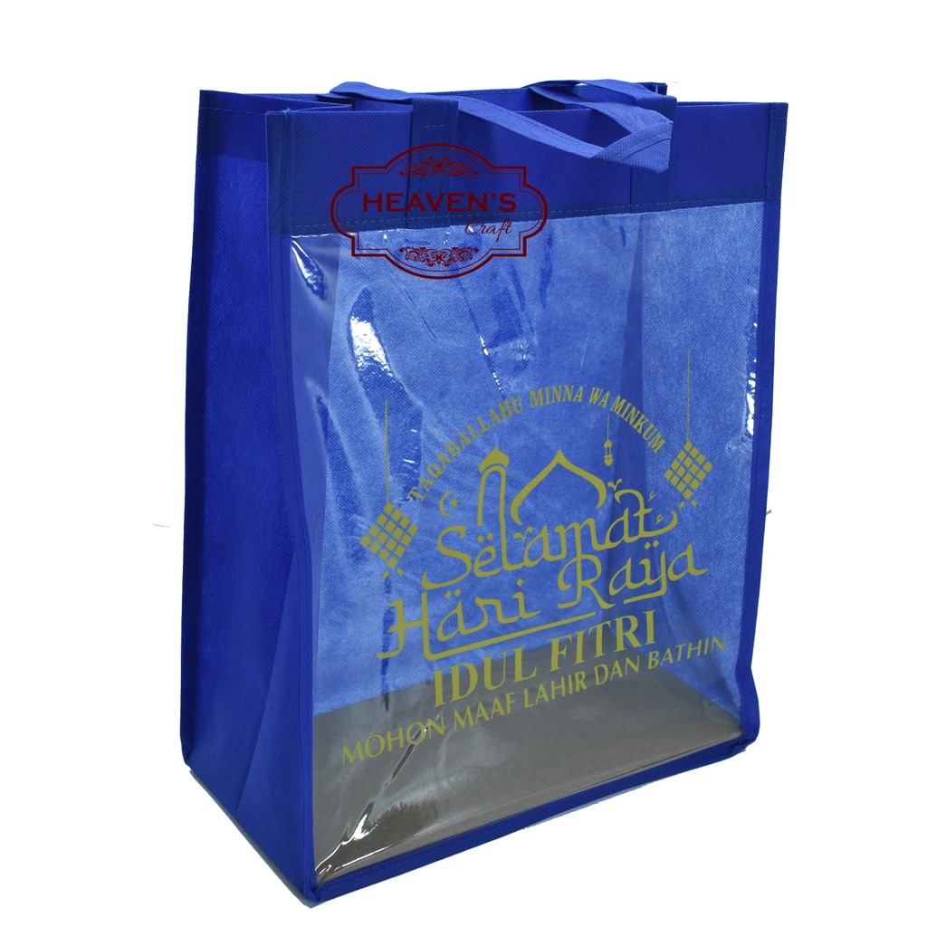 Tas spunbond lebaran printing 30X15X37