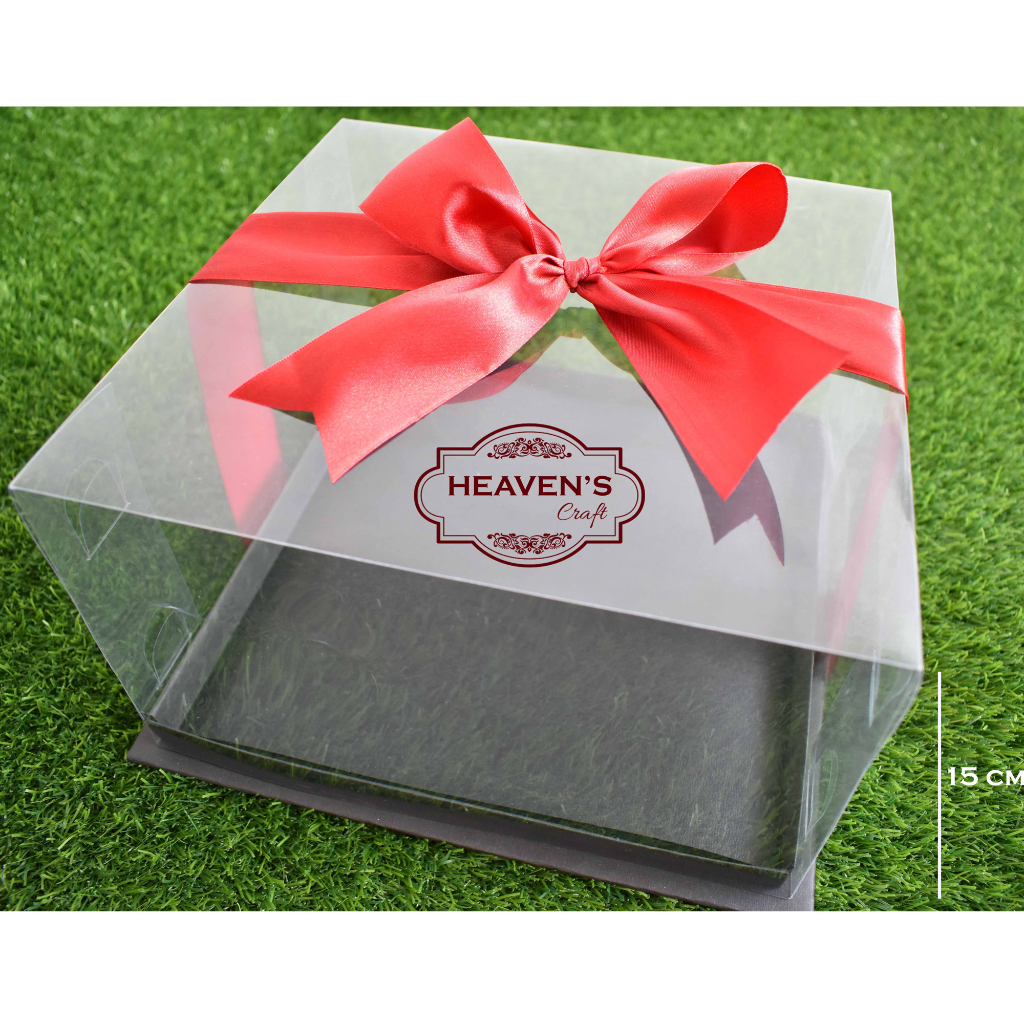 Box kue/tart/mika/pudding 25X25X15 (alas double karton)