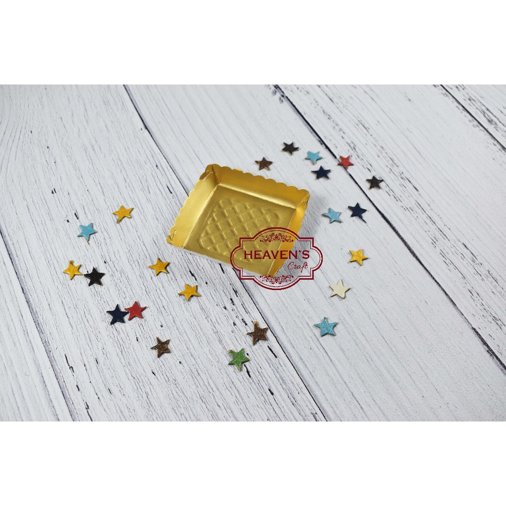 Piring kertas emas / silver (small)