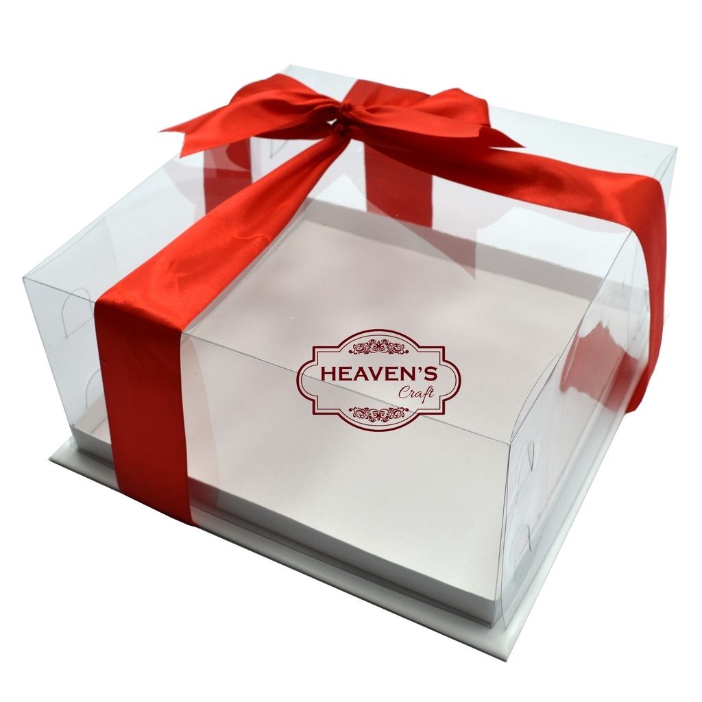 Box kue/tart/mika/pudding 30X30X15 alas double karton