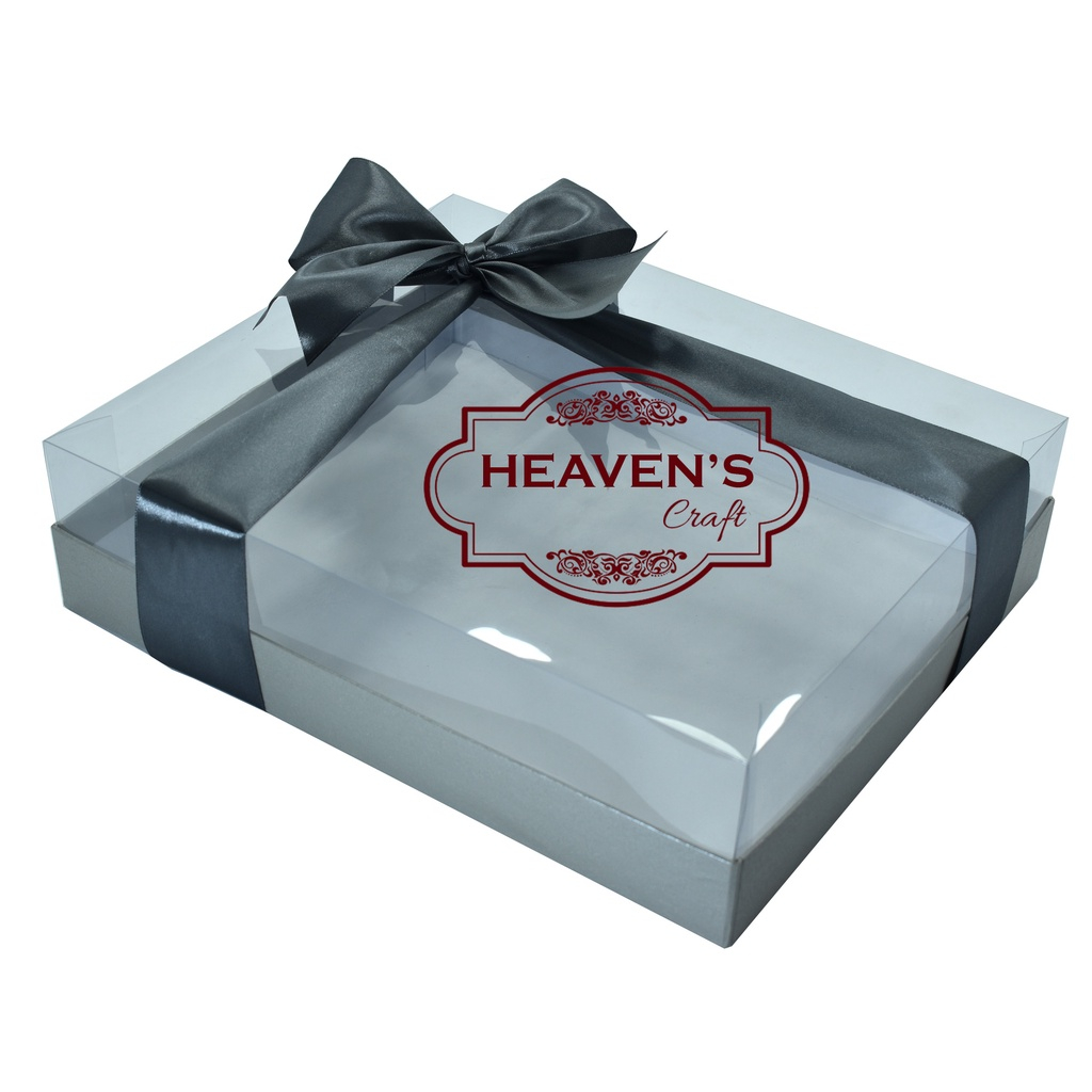 Box mika/hard box/kemasan mika/kotak kado/tart box/giftbox/cake box 30X25X8