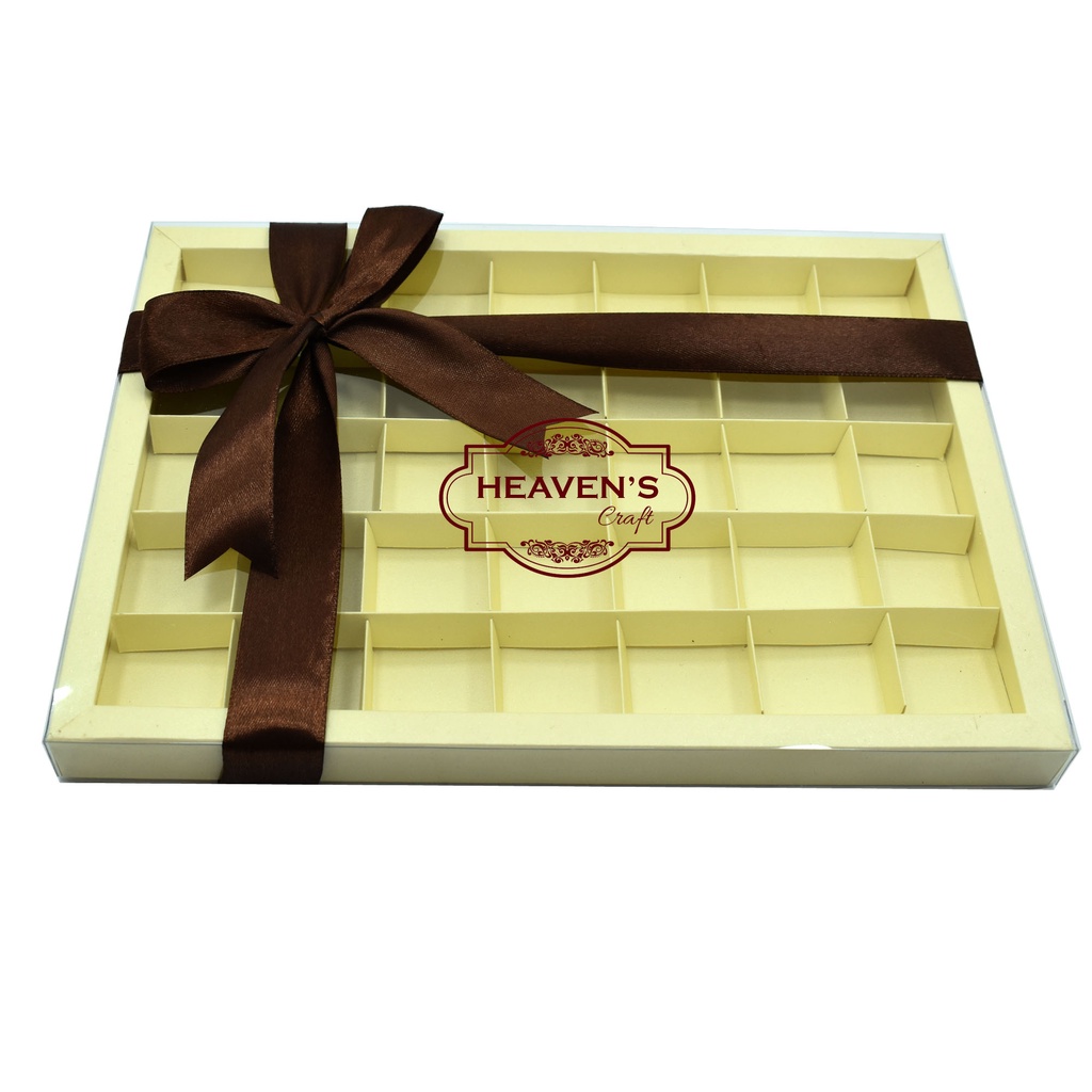 Box mika coklat/praline isi 35